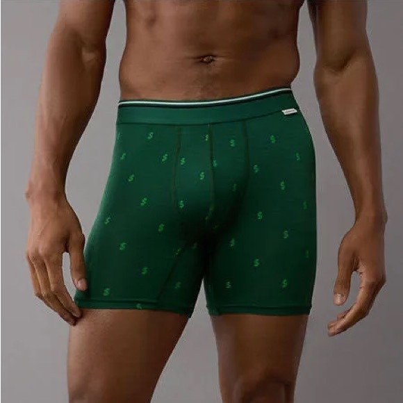 NWT Men’s Tiny Dollar Signs Boxer Brief Size M - Picture 1 of 3